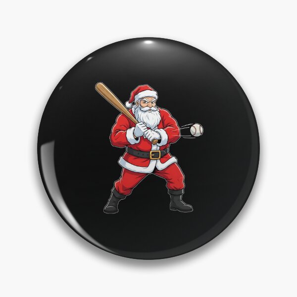 Item preview, Santa Claus Baseball Power Swing Christmas Design designed and sold by cawtoon.