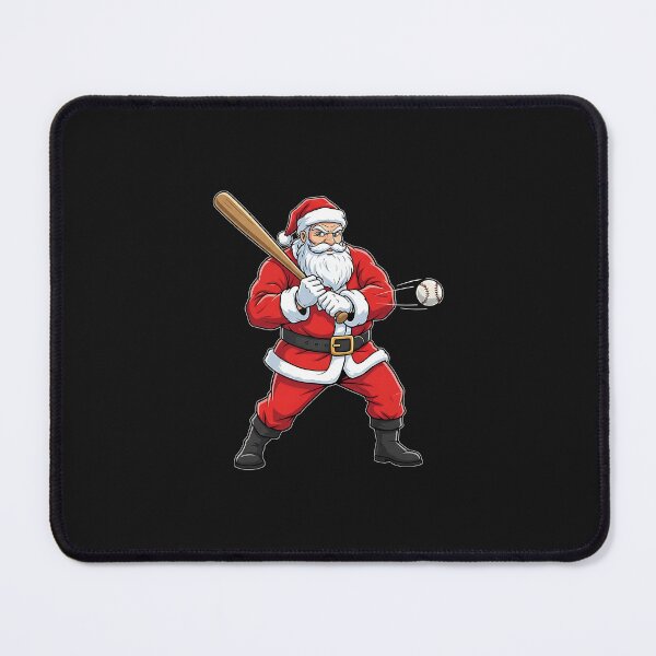 Item preview, Santa Claus Baseball Power Swing Christmas Design designed and sold by cawtoon.