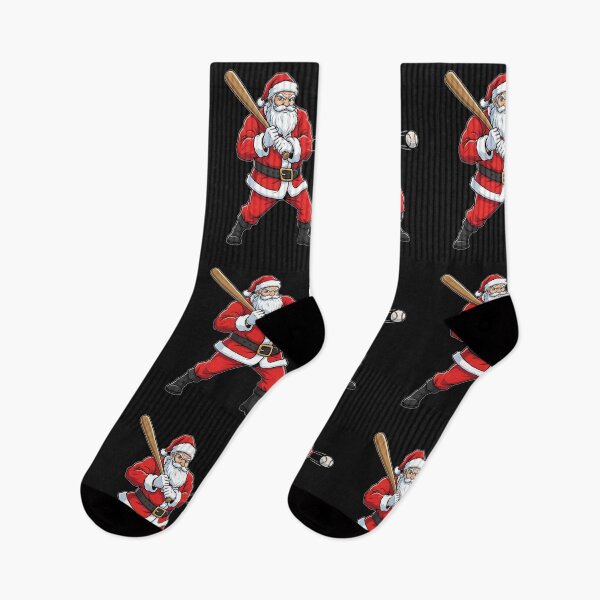 Item preview, Santa Claus Baseball Power Swing Christmas Design designed and sold by cawtoon.
