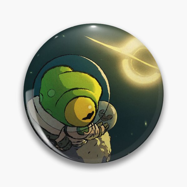 Item preview, Astronaut Frog Near Black Hole – Cute Space Explorer Amphibian Art designed and sold by DingHuArt.