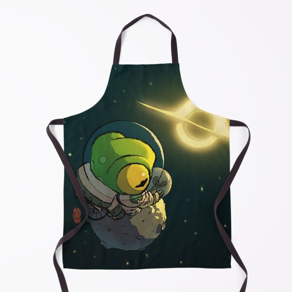 Item preview, Astronaut Frog Near Black Hole – Cute Space Explorer Amphibian Art designed and sold by DingHuArt.