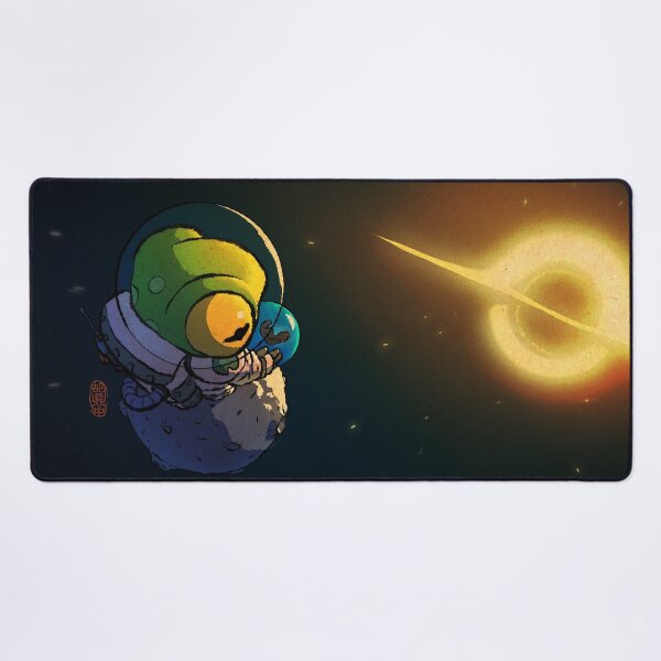 Item preview, Astronaut Frog Near Black Hole – Cute Space Explorer Amphibian Art designed and sold by DingHuArt.