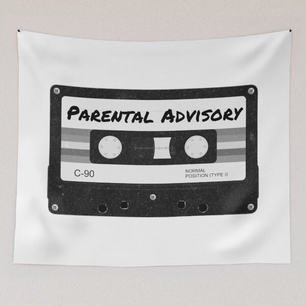 Item preview, Parental Advisory Cassette Tape designed and sold by musicgeniusart.