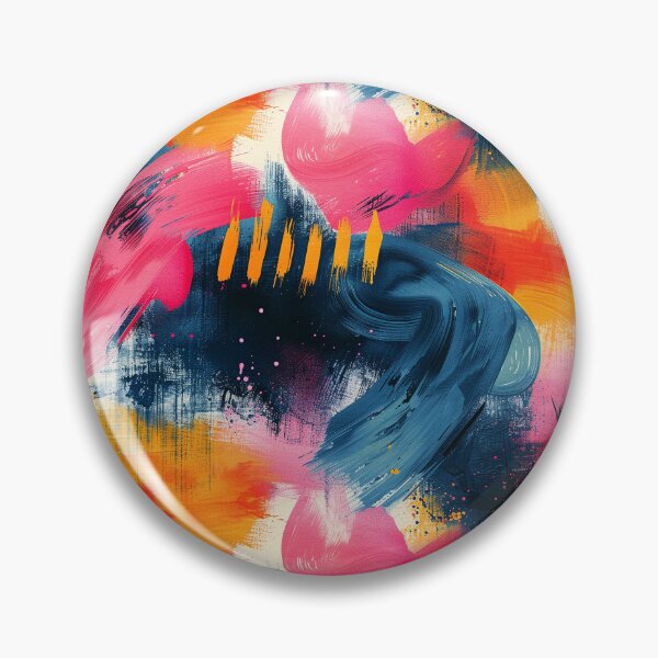 Item preview, Vibrant Abstract Brush Strokes Contemporary Art designed and sold by NTGUILTY.
