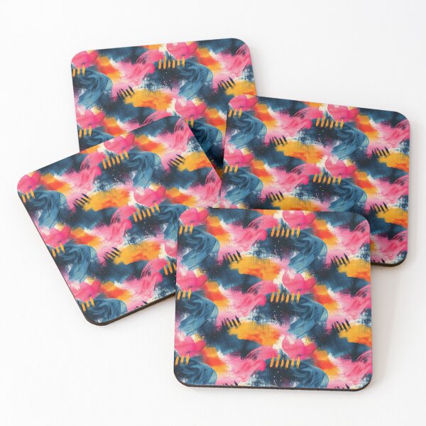 Item preview, Vibrant Abstract Brush Strokes Contemporary Art designed and sold by NTGUILTY.