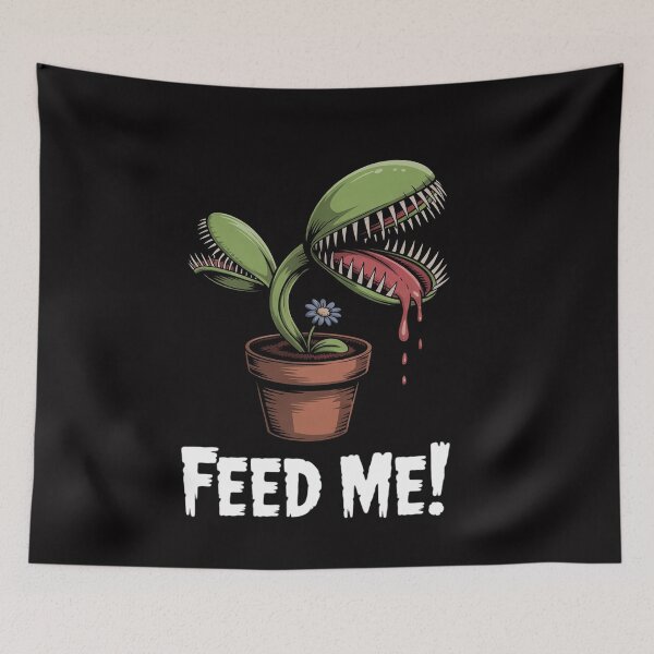 Item preview, Feed Me Always Hungry Venus Fly Trap Halloween designed and sold by ConceptThena.