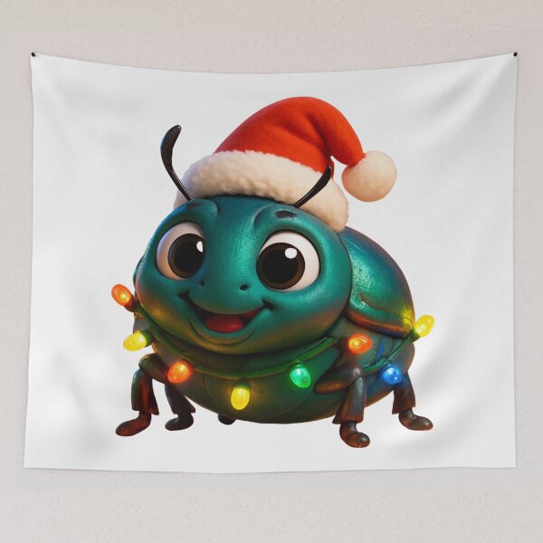 Item preview, Christmas Scarab Beetle designed and sold by Sillytoe.