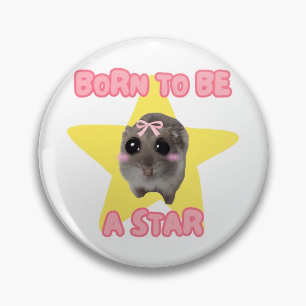Item preview, Born to Be a Star Hamster designed and sold by StarBunnyDesign.