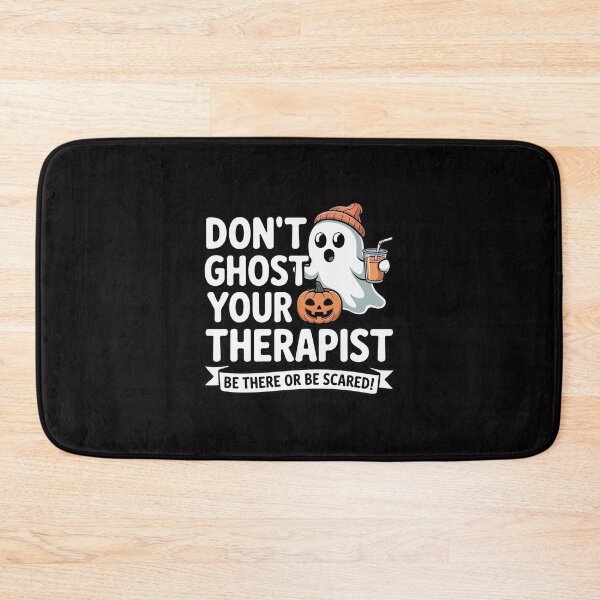 Item preview, Don't Ghost Your Therapist Halloween Mental Health Advocacy designed and sold by ConceptThena.