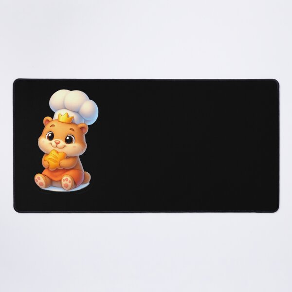 Item preview, Hamster Baker Sticker –Kawaii Cute Chef Hamster Holding Bread, Pastel 3D Plush Style, Adorable Animal Character Illustration designed and sold by RedStudioPRO872.