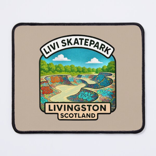 Item preview, Livi Skatepark - Livingston Scotland designed and sold by Myra365Art.