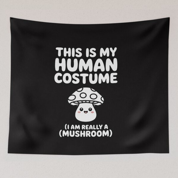 Item preview, Cute Mushroom Halloween Easy Lazy Scary Party designed and sold by ConceptThena.