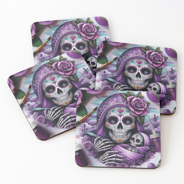 Item preview, Sugar Skull Mama and Baby: Apparel and Home Decor Collection designed and sold by Compass and a Camera.