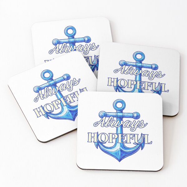 Item preview, Always Hopeful Anchor | Blue Nautical Illustration designed and sold by HopefulAddie.