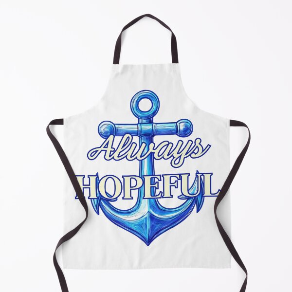 Item preview, Always Hopeful Anchor | Blue Nautical Illustration designed and sold by HopefulAddie.