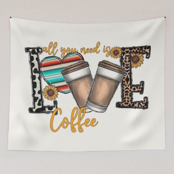 Item preview, All You Need is Coffee Apparel and Home Decor designed and sold by Compass and a Camera.