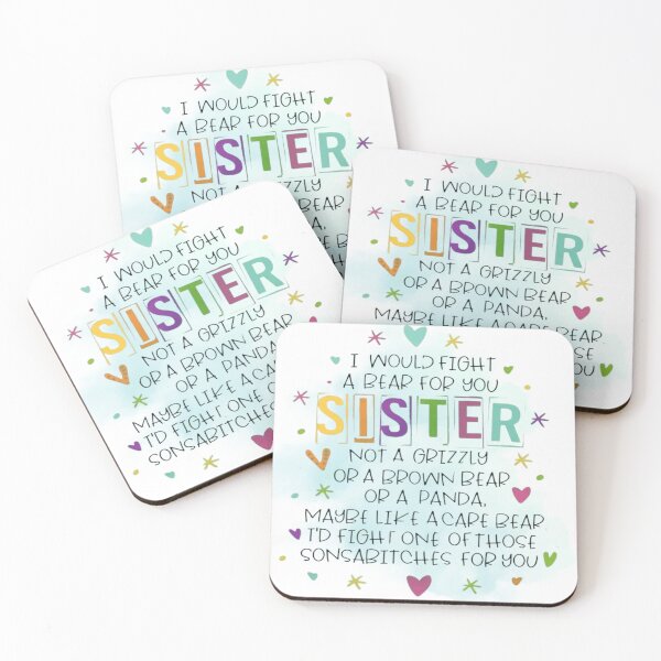 Item preview, I Would Fight a Bear for You, Sister Apparel and Home Décor  designed and sold by Compass and a Camera.