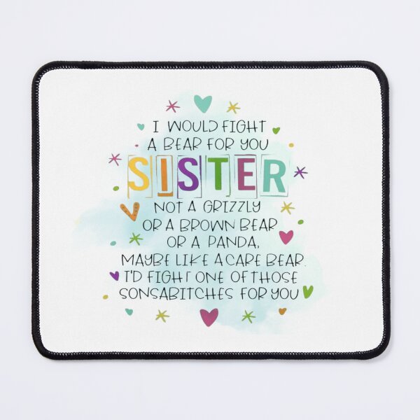 Item preview, I Would Fight a Bear for You, Sister Apparel and Home Décor designed and sold by Compass and a Camera.