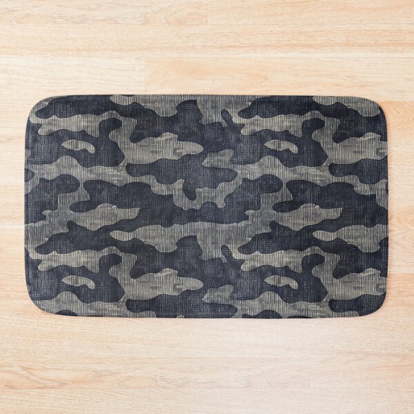Item preview, Textured Dark Monochrome Camouflage Seamless Pattern designed and sold by NTGUILTY.