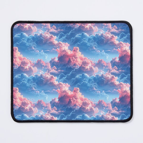 Item preview, Dreamy Pink and Blue Sky Clouds Pattern designed and sold by NTGUILTY.
