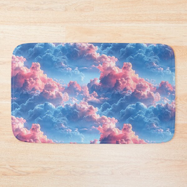 Item preview, Dreamy Pink and Blue Sky Clouds Pattern designed and sold by NTGUILTY.