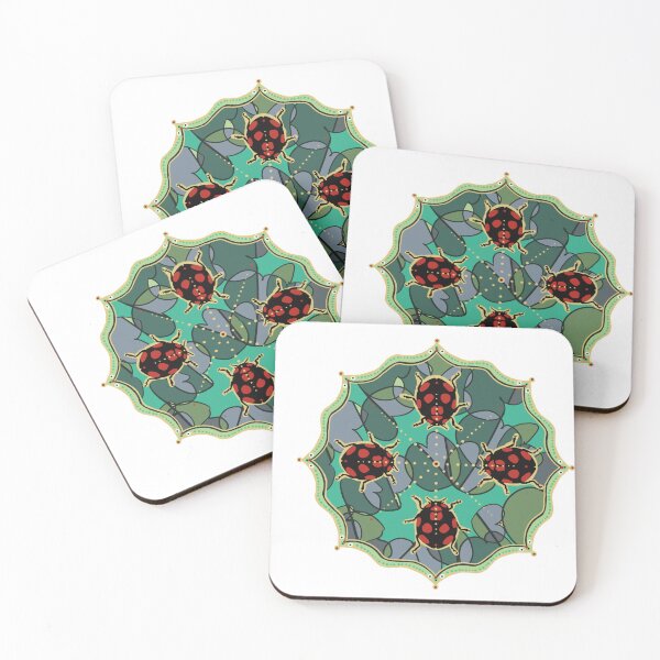 Item preview, ladybug mandala designed and sold by pgirl.
