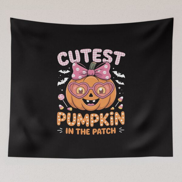Item preview, Coquette Cutest Pumpkin In The Patch Halloween Girl designed and sold by Viepenny.