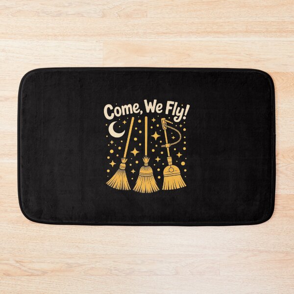 Item preview, Come We Fly Happy Halloween Witch Hocus Pocus designed and sold by Viepenny.