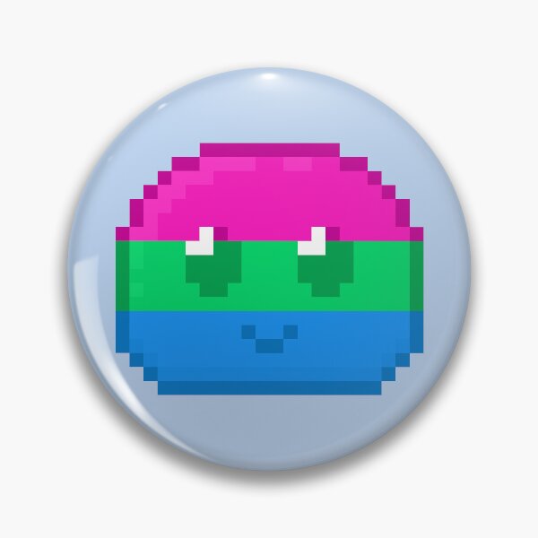 Item preview, Poly Pride Pixel Slime designed and sold by Lilac-Cat.