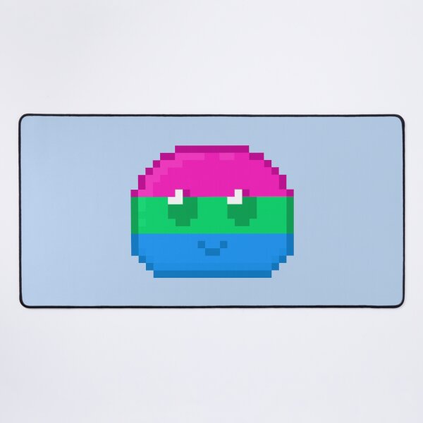Item preview, Poly Pride Pixel Slime designed and sold by Lilac-Cat.