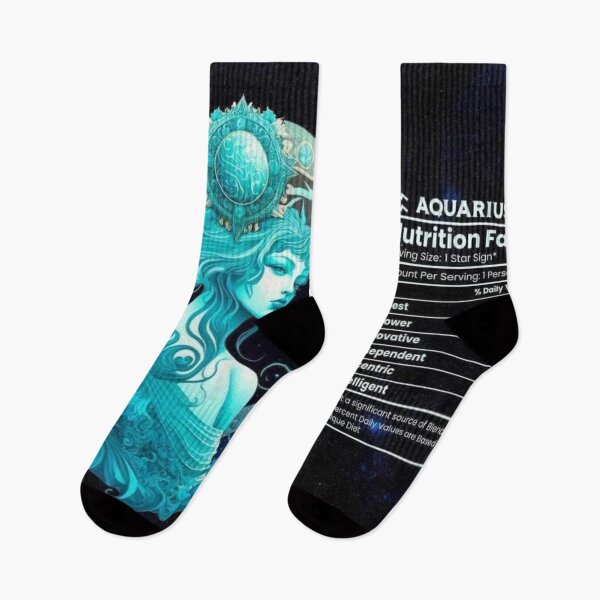 Item preview, Aquarius-Themed Nutritional Value Apparel & Home Decor designed and sold by Compass and a Camera.