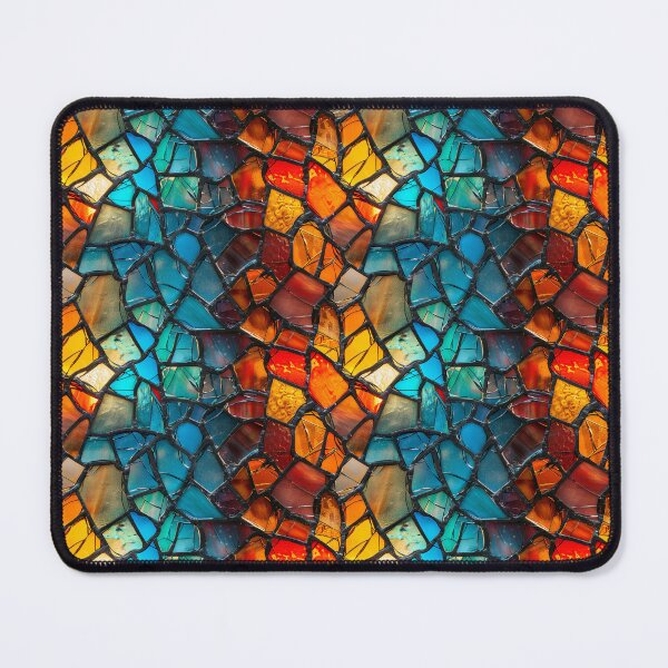 Item preview, Vibrant Textured Broken Stained Glass Pattern designed and sold by NTGUILTY.
