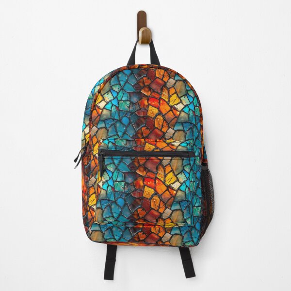 Item preview, Vibrant Textured Broken Stained Glass Pattern designed and sold by NTGUILTY.