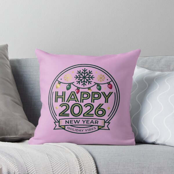 Item preview, Happy 2026 – Bold Modern Festive Holiday Illustration designed and sold by TeeVibeHaus.