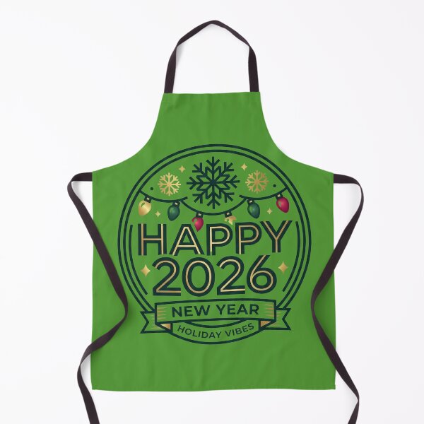 Item preview, Happy 2026 – Bold Modern Festive Holiday Illustration designed and sold by TeeVibeHaus.