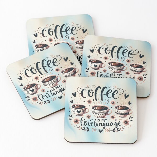 Item preview, Coffee is My Love Language designed and sold by Eclectic Monkey.