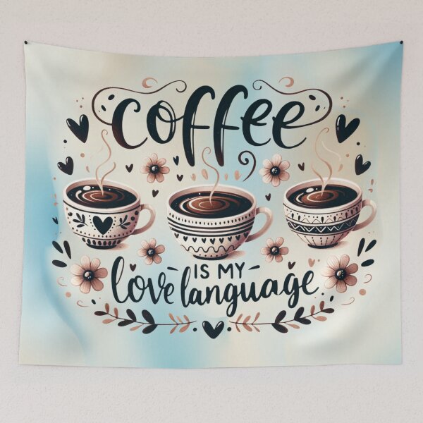 Item preview, Coffee is My Love Language designed and sold by Eclectic Monkey.