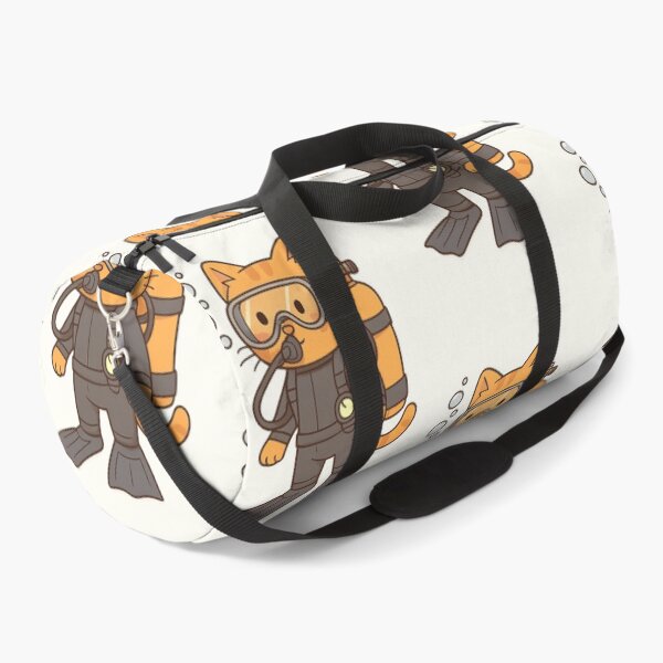 Item preview, Scuba Diver Cat – Cute Cartoon Ocean Explorer designed and sold by HoopeStylee.