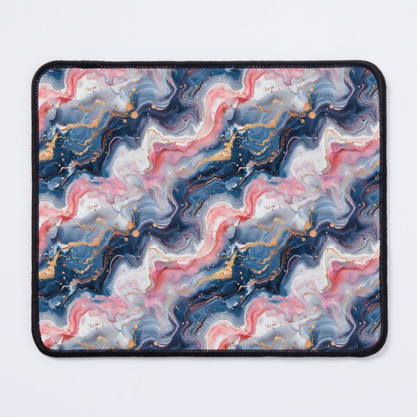 Item preview, Luxurious Gold Foil Navy Pink Marble Abstract designed and sold by NTGUILTY.