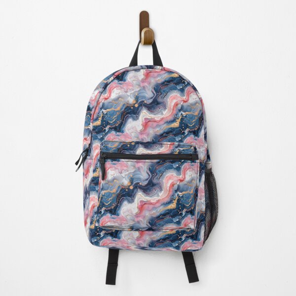 Item preview, Luxurious Gold Foil Navy Pink Marble Abstract designed and sold by NTGUILTY.