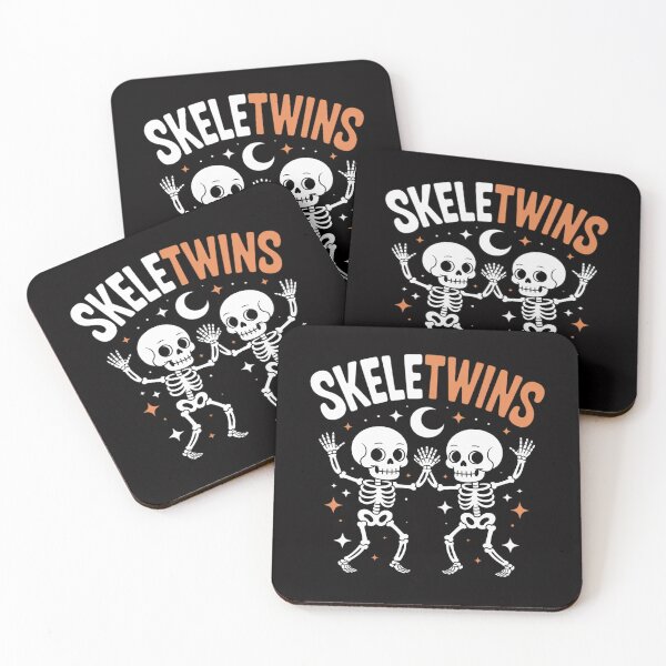 Item preview, Twins Halloween Matching Skeletwins Dancing Skeletons designed and sold by Viepenny.