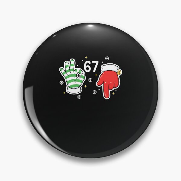 Item preview, Six Seven Hand Sign Christmas Meme designed and sold by grumpzara.