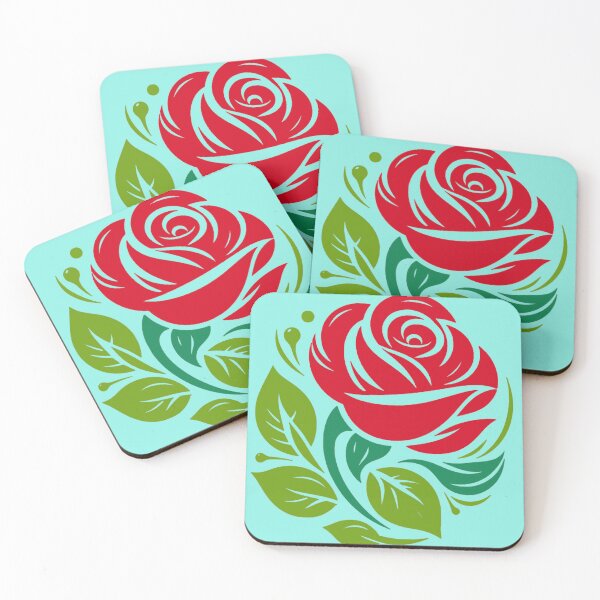 Artikelvorschau, Rote Rosenkunst – Elegante Blumenillustration entworfen und verkauft von Harshit_Digital_Arts.