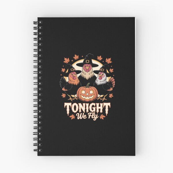 Item preview, Tonight We Fly Chicken Spooky Season Halloween designed and sold by EntroRhim.