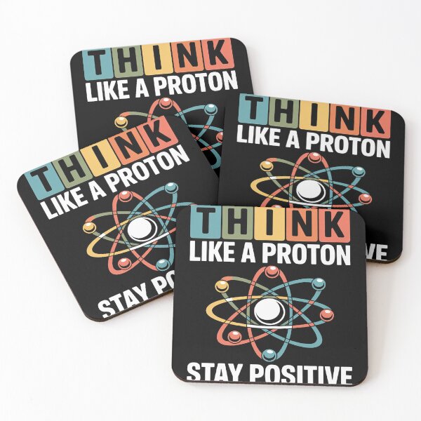 Item preview, Think Like A Proton Stay Positive Periodic Table Chemistry designed and sold by EntroRhim.