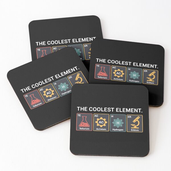 Item preview, The Coolest Element Periodic Table Chemist Teacher designed and sold by EntroRhim.