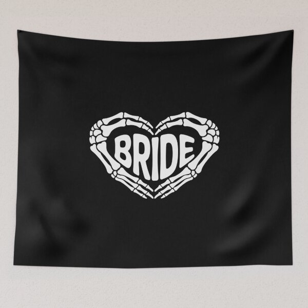 Item preview, Spooky Bride Skeleton Hands Halloween Engagement Wedding designed and sold by EntroRhim.