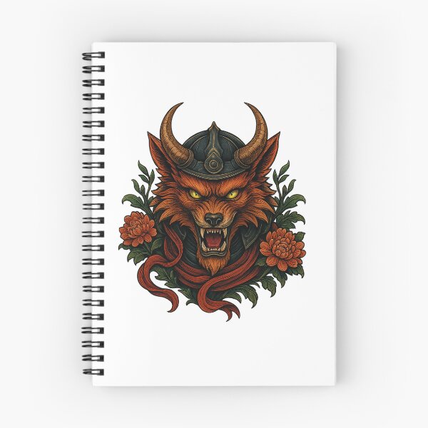 Item preview, Demon Fox Warrior – Fierce Spirit of the Battlefield designed and sold by RYKERVINCENT.