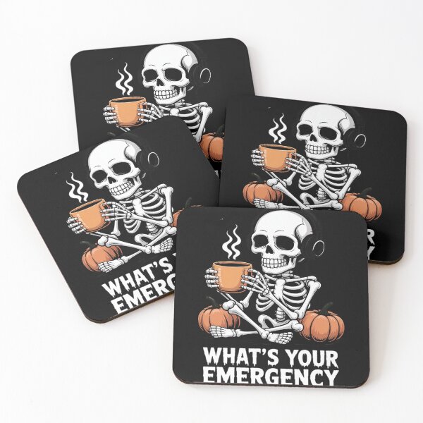 Item preview, Skeleton Halloween 911 Dispatcher What Your Emergency designed and sold by EntroRhim.
