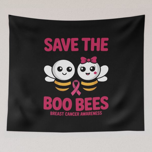 Item preview, Save The Boobees Boo Bees Breast Cancer Halloween Women designed and sold by EntroRhim.